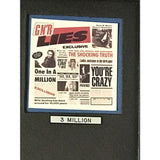 Guns N’ Roses G N’R Lies RIAA 3x Multi-Platinum LP Award - Record Award