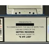 Guns N’ Roses G N’R Lies RIAA Platinum LP Award - Record Award