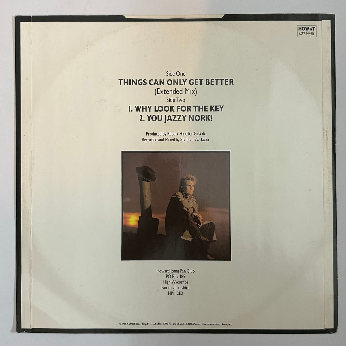 musicgoldmine.com - Howard Jones 'Things Can Only Get Better