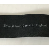 Iron Maiden Eddie Logo Leather Belt - Music Memorabilia