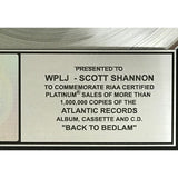 James Blunt Back To Bedlam RIAA Platinum Album Award - Record Award