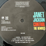 Janet Jackson Control The Remixes 12’’ Vinyl UK Import 1987 MIXLP1 - Media