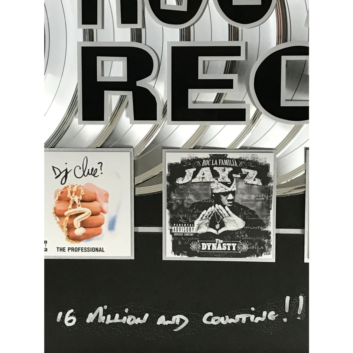 Musicgoldmine Jay Z Roc A Fella Records RIAA 16x Multi Platinum musicgoldmine-jay-z-roc-a-fella-records-riaa-16x-multi-platinum