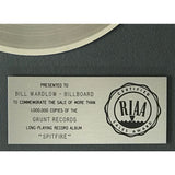 Jefferson Starship Spitfire RIAA Platinum LP Award - Record Award