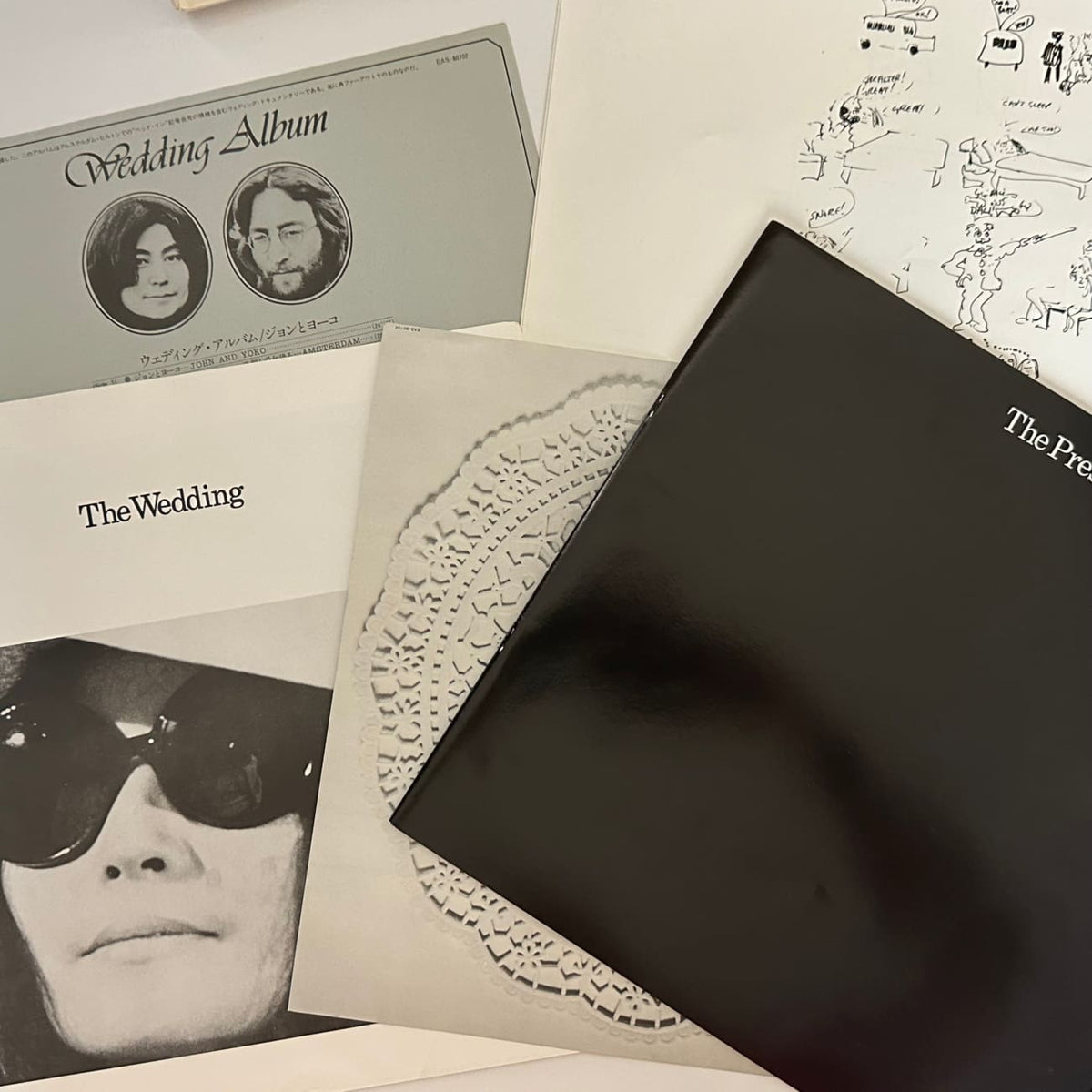 超美品LP『完全限定盤』John & Yoko Wedding Album 帯付 JOHN LENNON YOKO ONO Wedding Album 50th Anniversary clear