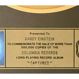 Journey Captured RIAA Gold LP Award - Record Award