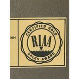 Journey Captured RIAA Gold LP Award - Record Award