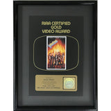 Judas Priest Fuel For Life 1987 RIAA Gold Video Award presented to Judas Priest - RARE - Record Award
