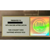 Kelsea Ballerini RIAA Combo Award - Record