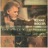 Kenny Rogers She Rides Wild Horses RIAA Gold Album Award - Record Award