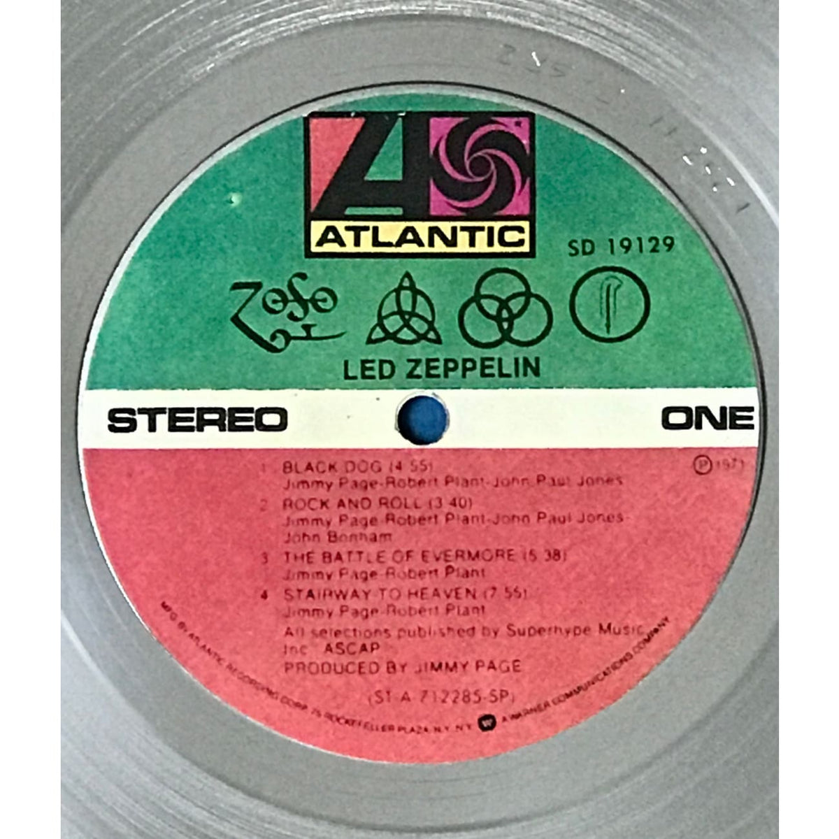 musicgoldmine.com - Led Zeppelin IV RIAA 21x Multi-Platinum Album