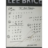 Lee Brice ’I Don’t Dance’ Music Notation Award signed by - Record