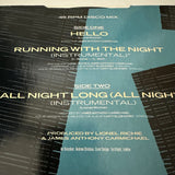Lionel Ritchie ’Hello’ 12’’ - 45 Record 1983 UK Import TMGT1330 - Media