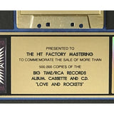 Love and Rockets self-titled RIAA Gold Album Award - Record Award