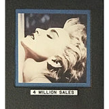 Madonna True Blue RIAA 4x Multi-Platinum Album Award - Record Award