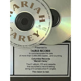 Mariah Carey debut RIAA 5x Multi-Platinum Album Award + Grammy Win Certificate - Record Award