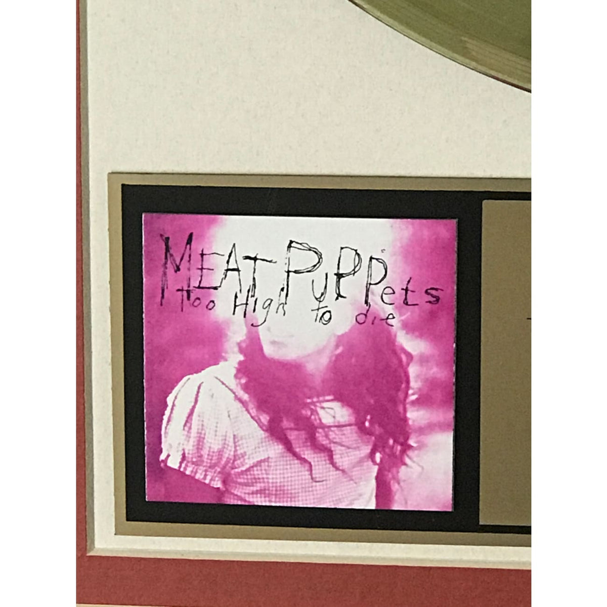 musicgoldmine.com - Meat Puppets Too High To Die RIAA Gold Album 