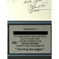 Meredith Brooks Blurring The Edges RIAA Platinum Album Award - Record