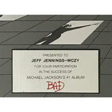 Michael Jackson Bad Epic Records Label Award - Record Award