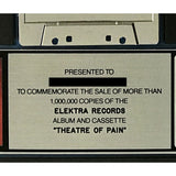 Mötley Crüe Theatre Of Pain RIAA Platinum Album Award - Record Award