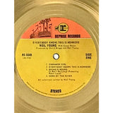 Neil Young Everyone Knows This Is Nowhere White Matte RIAA Gold LP Award - RARE - Record Award