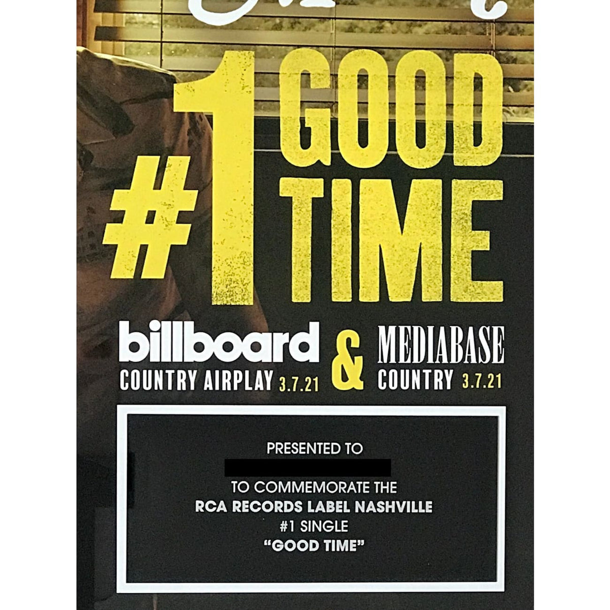 musicgoldmine.com - Niko Moon 'Good Time' #1 Single RCA