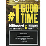 Niko Moon ’Good Time’ #1 Single RCA Label Award - Record Award