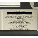 NSYNC Debut Album RIAA 6x Multi - Platinum Combo Award - Record