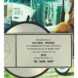 Oasis Be Here Now RIAA Platinum Album Award - Record Award