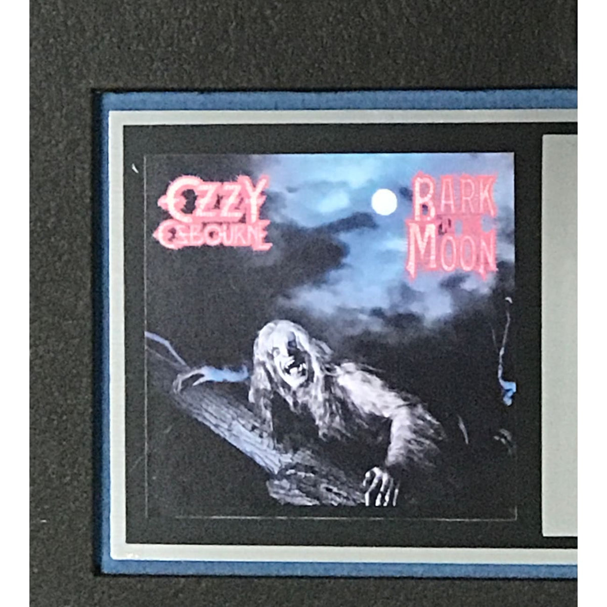 musicgoldmine.com - Ozzy Osbourne Bark At The Moon RIAA Platinum