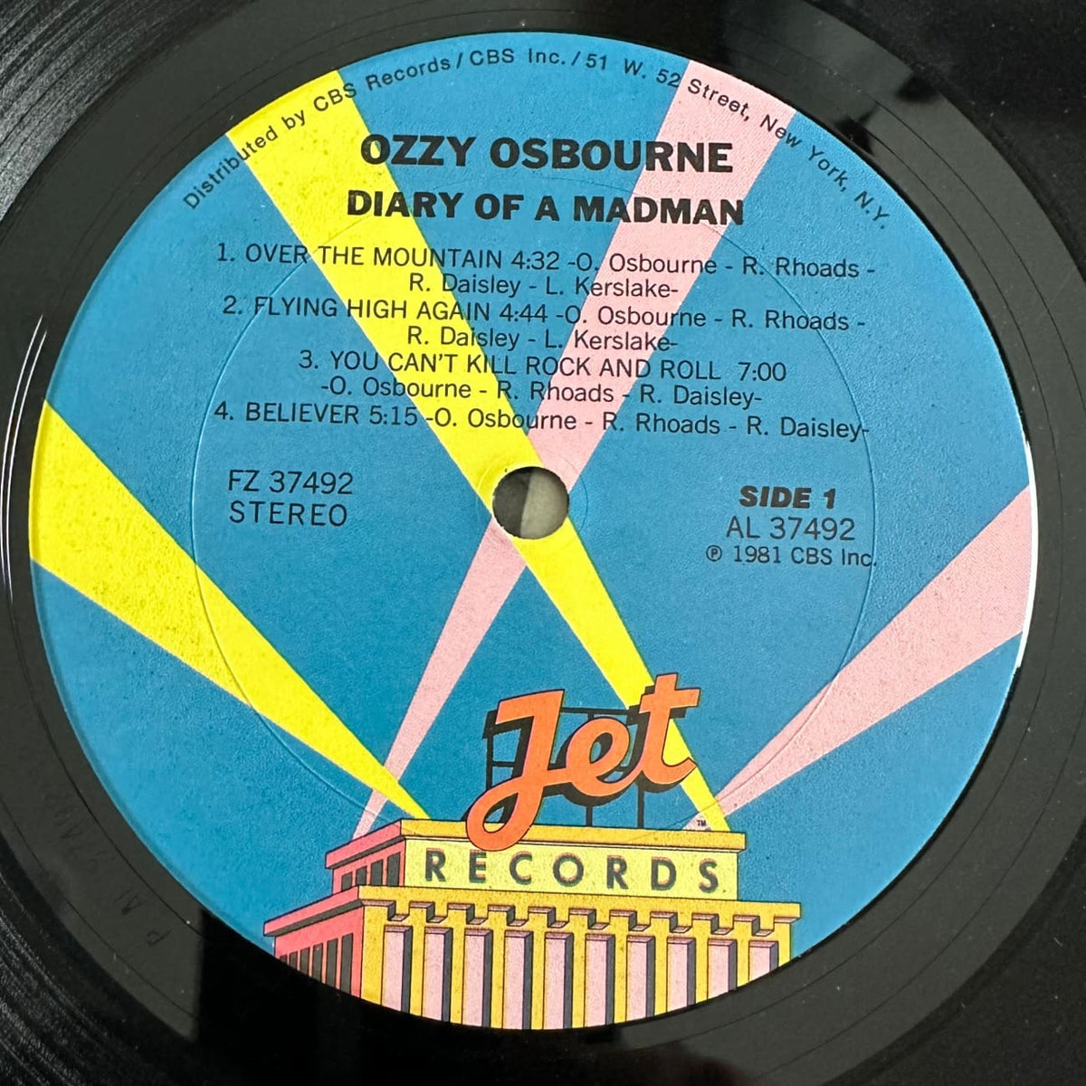 musicgoldmine.com - Ozzy Osbourne Diary of a Madman 1981 LP