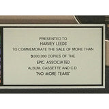 Ozzy Osbourne No More Tears RIAA 3x Multi-Platinum Album Award - Record Award
