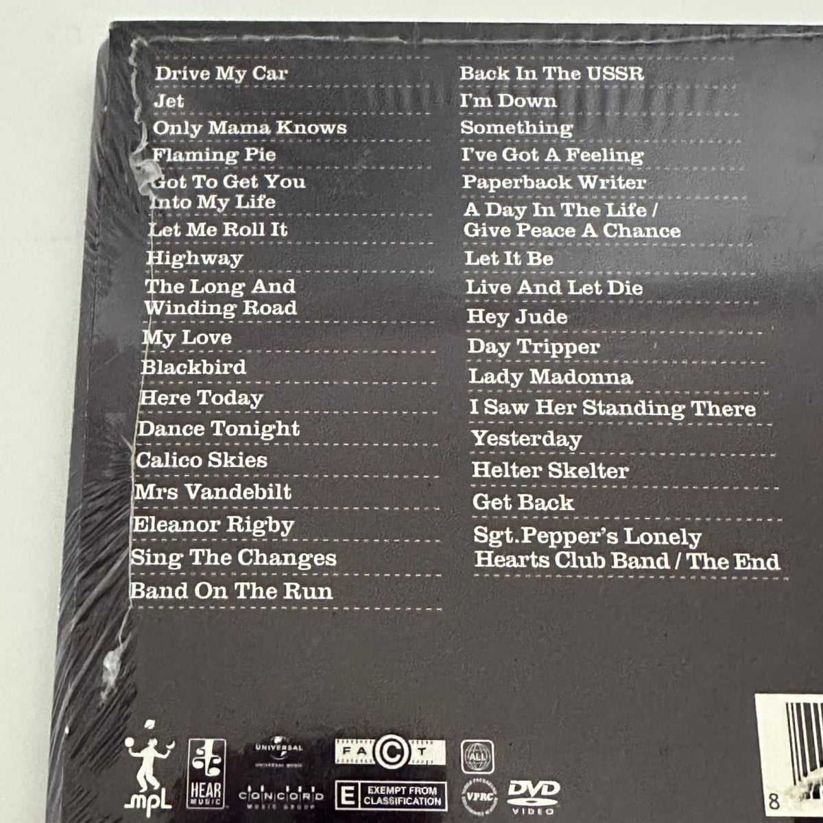 洋楽 MANHATTAN RECORDS 2006 musicgoldmine.com - Paul McCartney Good Evening New York City 2009