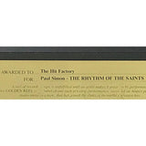 Paul Simon Rhythm Of The Saints album Ampex Golden Reel Award - Record Award