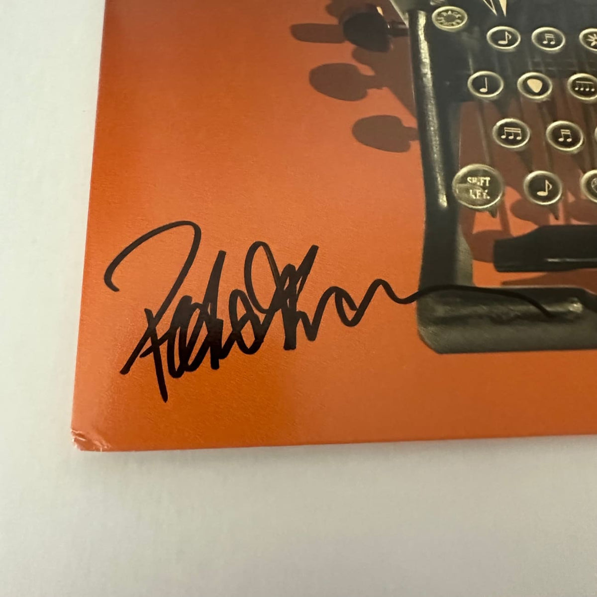 Peter Frampton The Words LP signed by