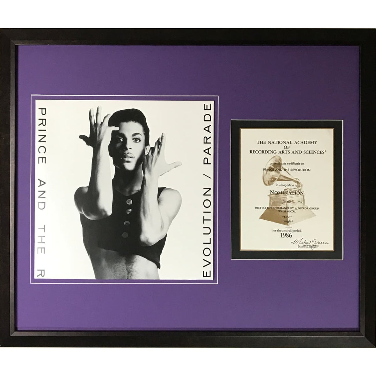 Prince 貴重盤 「LAST DECEMBER」 prince-1986-kiss-grammy-