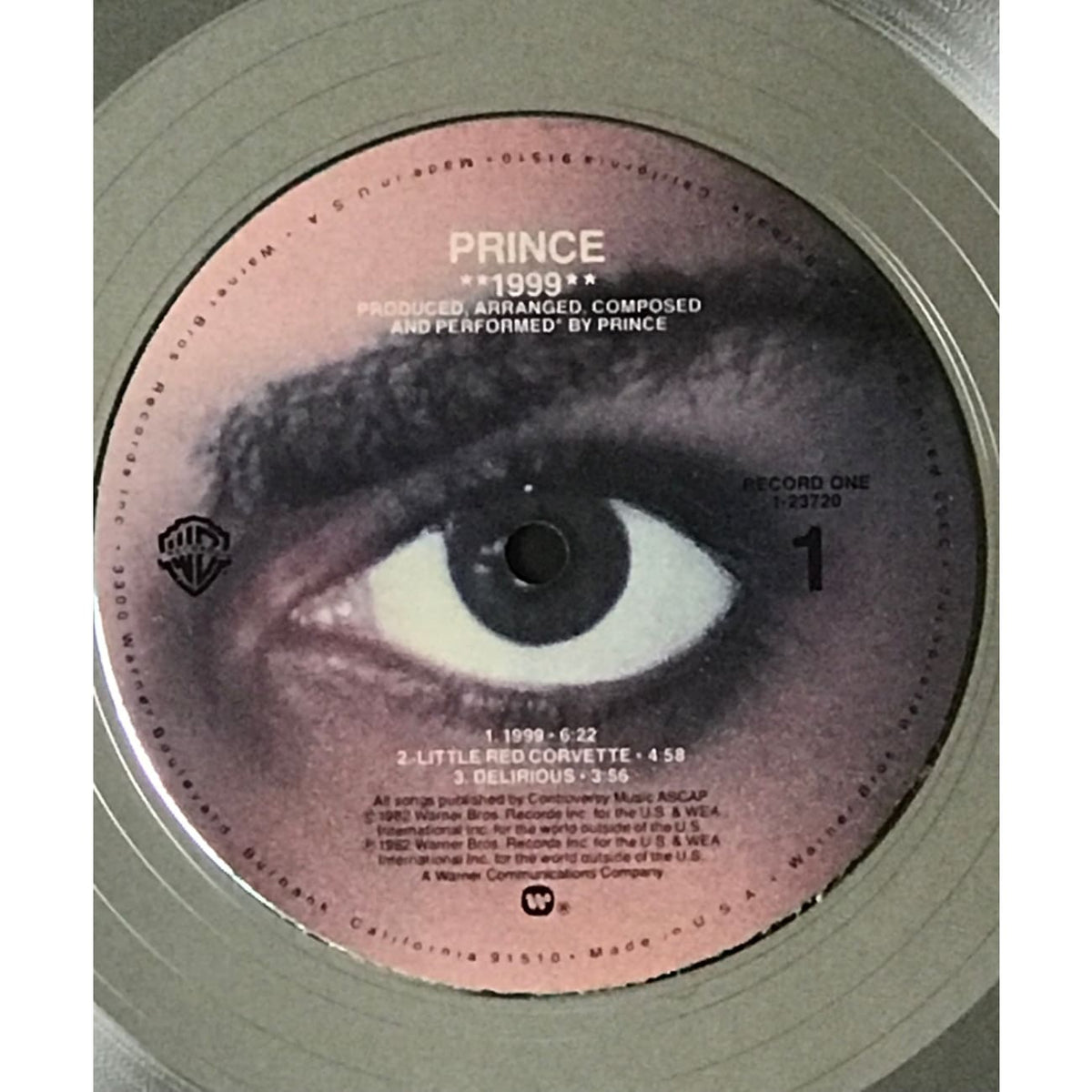 musicgoldmine.com - Prince 1999 RIAA Platinum LP Award