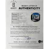 R.E.O. Speedwagon Styx Ted Nugent Signed Drumhead w/BAS LOA - Music Memorabilia