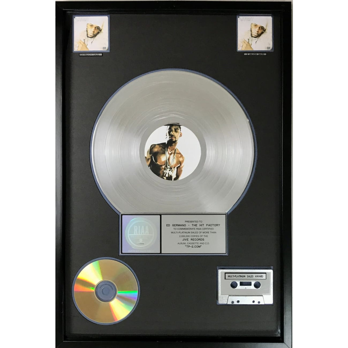 R. Kelly TP-2.com RIAA 2x Multi-Platinum Album Award