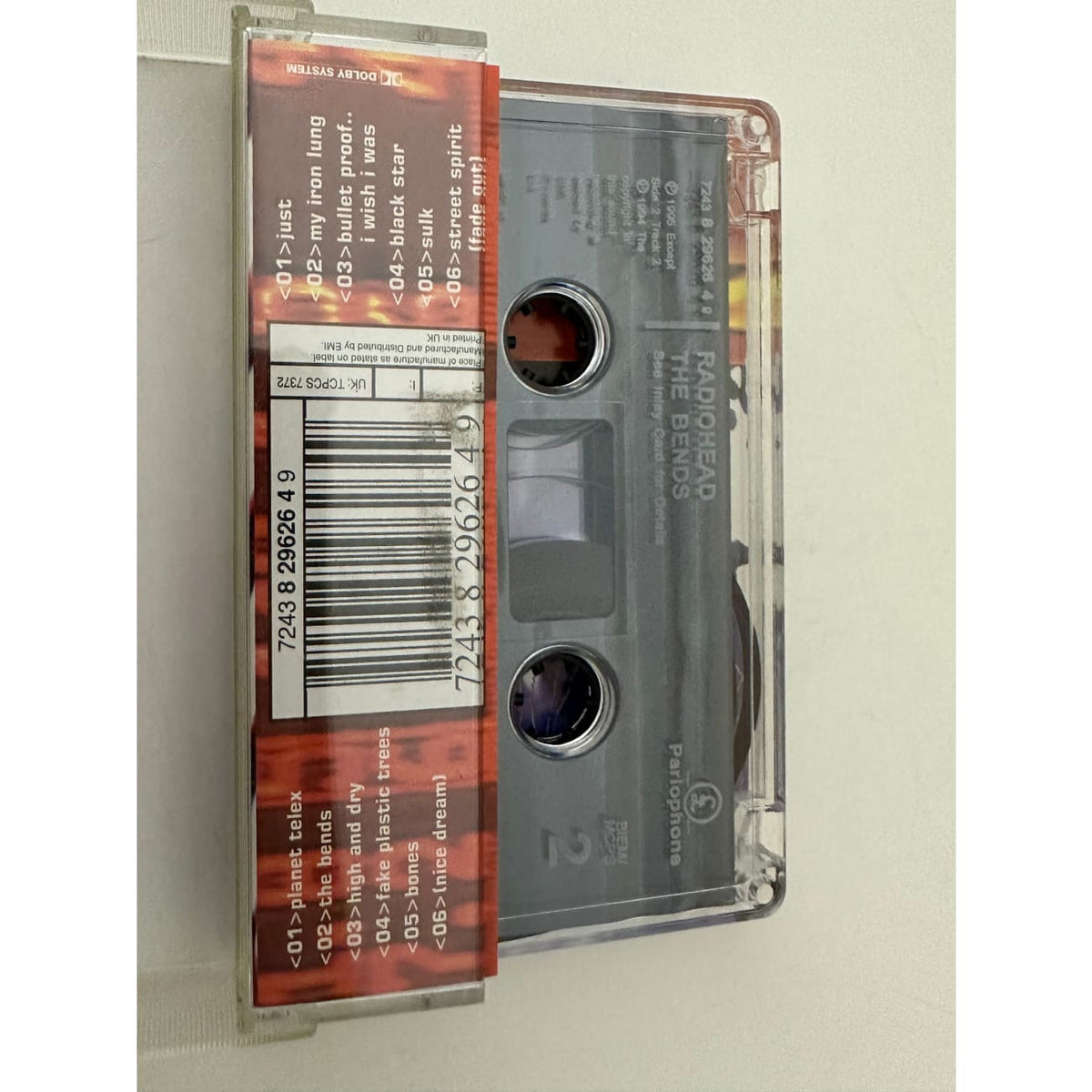 musicgoldmine.com - Radiohead The Bends 1995 UK Cassette