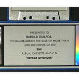 Richard Marx Repeat Offender RIAA Platinum Album Award - Record Award