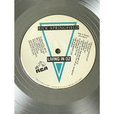 Rick Springfield Living In Oz Gold & Platinum Label Award signed by Springfield - Record Award