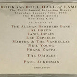 Rock and Roll Hall of Fame 10th Induction 1995 CD DPRO 19969 NM - Media