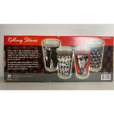 Rolling Stones Voodoo Lounge Barware 4-Pk Pint Glasses - New In Box 2005 - Music Memorabilia