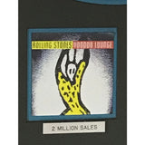 Rolling Stones Voodoo Lounge RIAA 2x Multi-Platinum LP Award presented to Ron Wood - RARE - Record Award