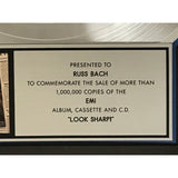 Roxette Look Sharp! RIAA Platinum Album Award - Record Award