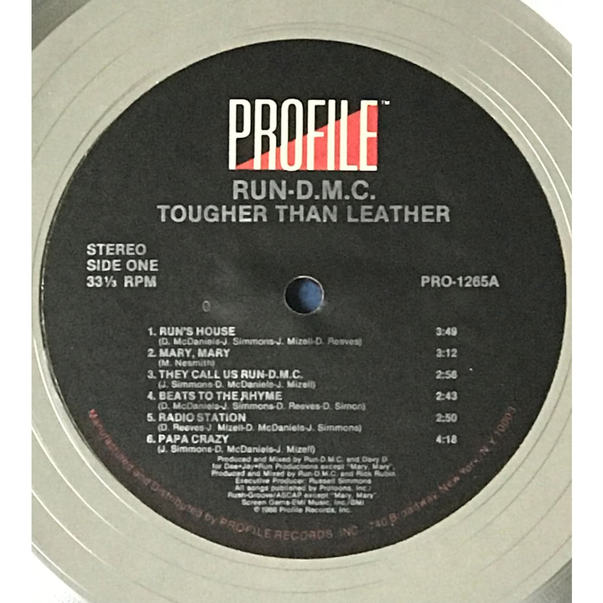 米LP Run-DMC Tougher Than Leather 19658804541S1 Profile Records 未開封 /00260 Run DMC – Tougher Than Leather – Vinyl (LP, Album), 1988