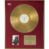 Sade Love Deluxe Epic Records UK Gold Award - Record Award