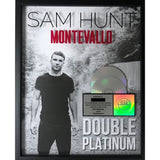 Sam Hunt Montevallo RIAA 2x Multi - Platinum Album Award - Record Award