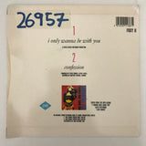 Samantha Fox ’I Only Wanna Be With You’ 45 Vinyl 7’’ UK Import 1988 FOXY11 EXC - Media